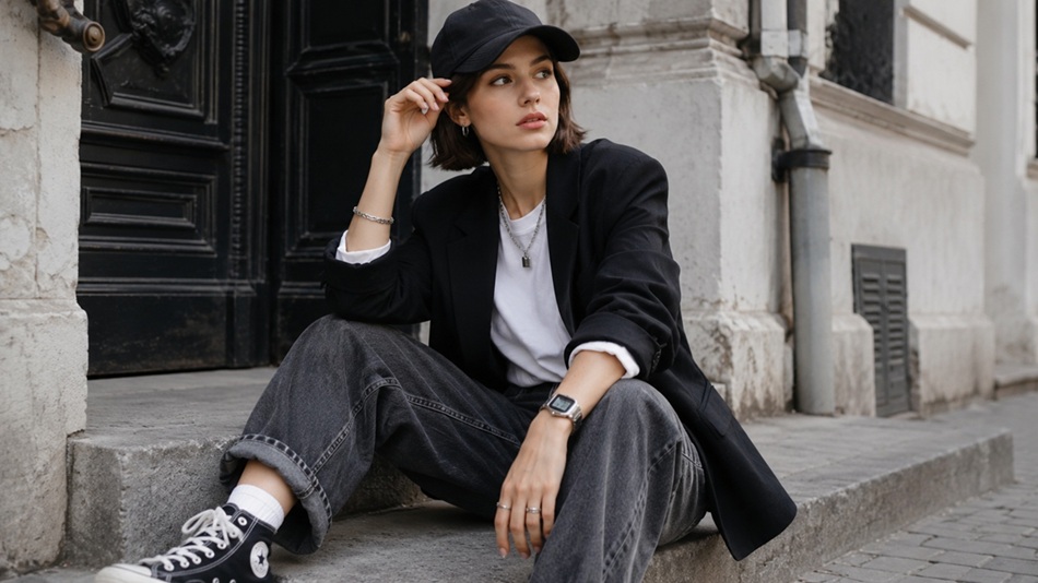 استایل تامبوی زنانه چیست؟ | Tomboy Style + اکسسوری مناسب
